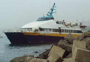 "Federica M" rientrato in porto a Messina
