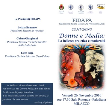 "Donne e Media", convegno Fidapa