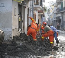 Il Corpo Forestale sui luoghi dell'alluvione