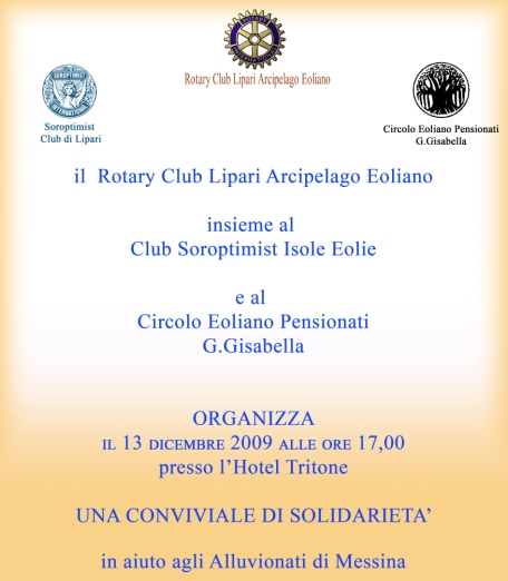 Rotary, Soroptmist e pensionati pro alluvionati